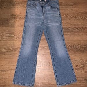 WOMENS LEVI BOOT CUT 313 JEANS SIZE 6M VINTAGE LEVIS LIGHT WASH